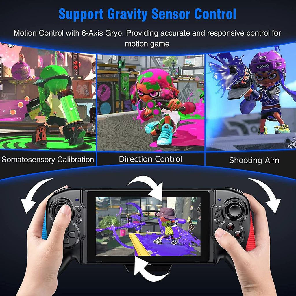 One-Piece Joypad Controller with Adjustable TURBO and Dual Motor Vibration O81006