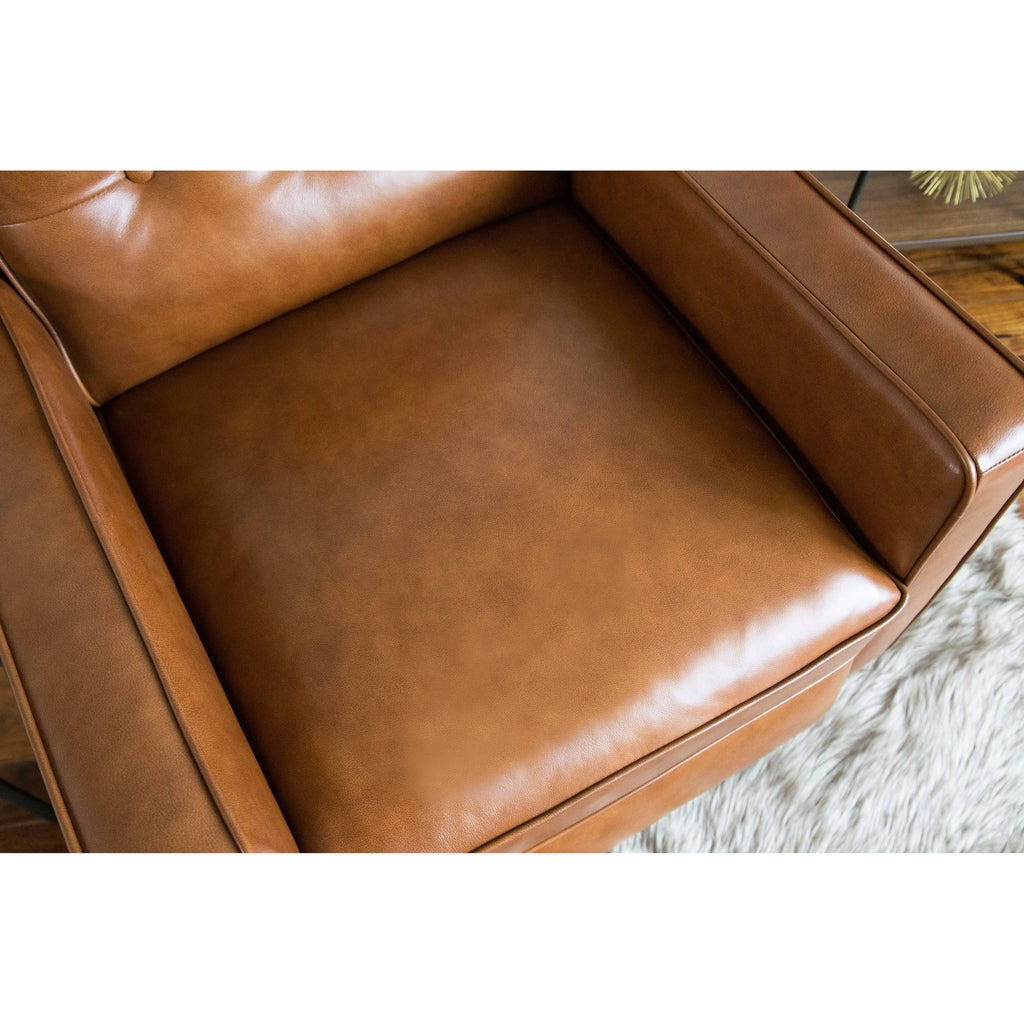 Top Grain Leather Pushback Recliner H129