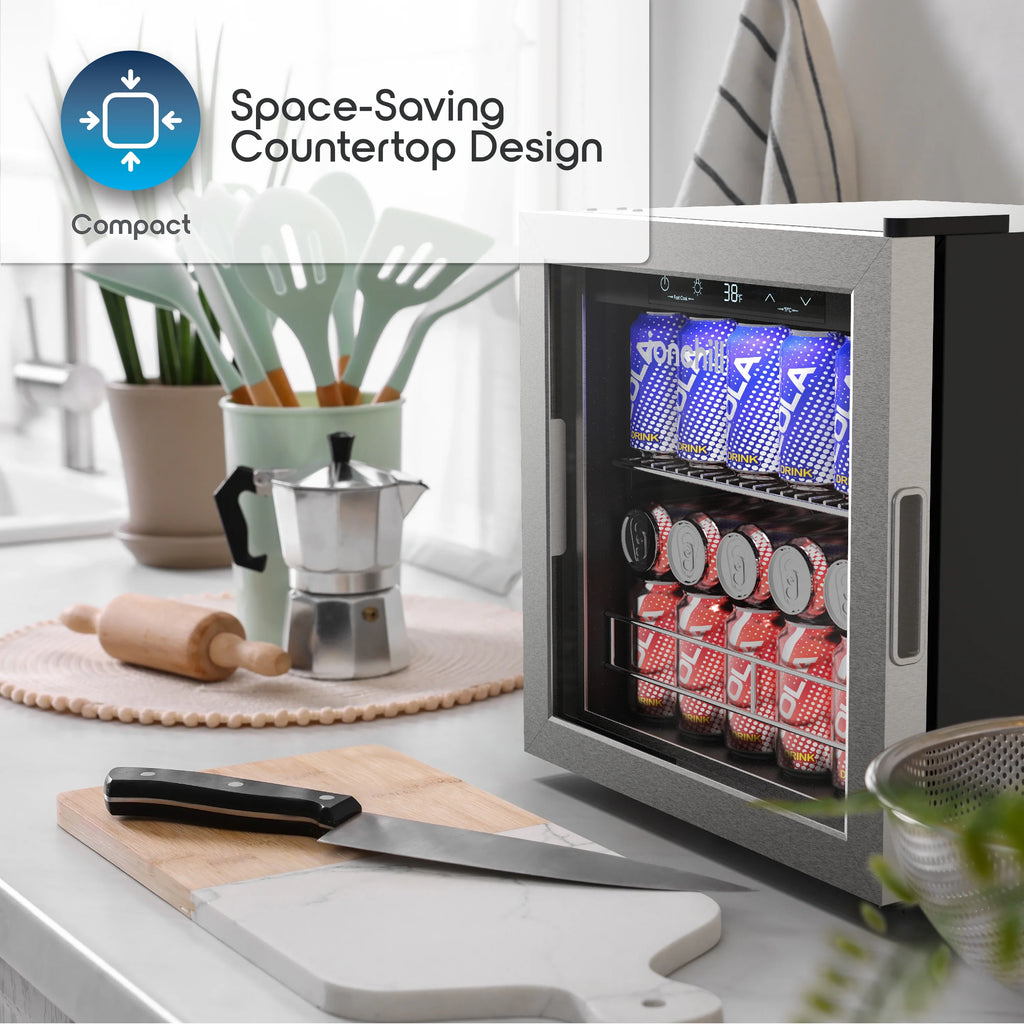 48-Can Compact Beverage Refrigerator D7923