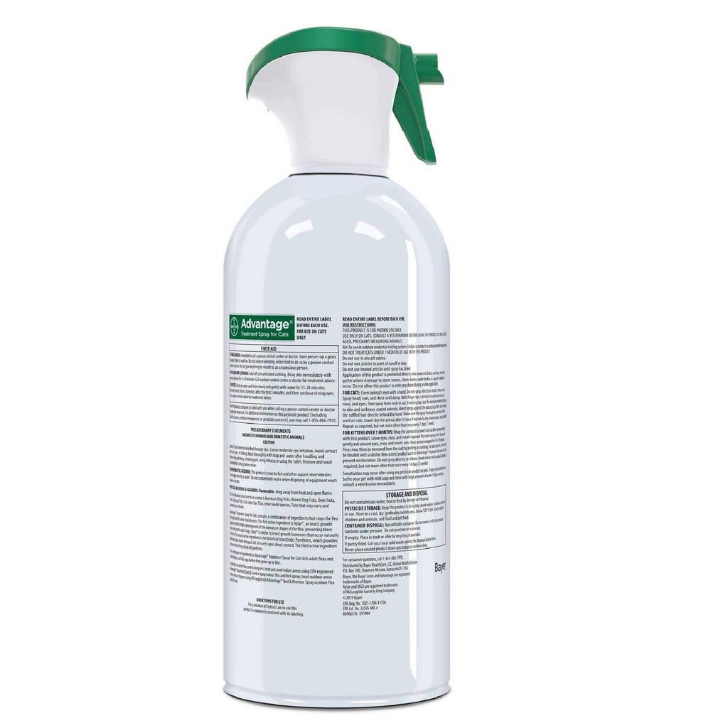 Flea Treatment Spray for Cats W21658