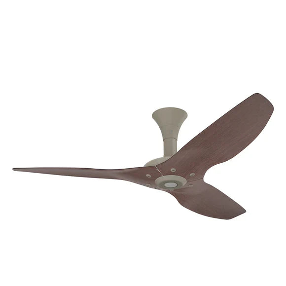60 Ceiling Fan with Cocoa Bamboo Blades and Satin Nickel Finish B40774