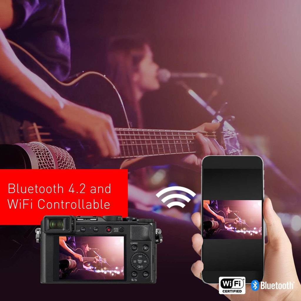 Black 21.7 MP Large Four Thirds Camera with 24-75mm Leica Lens G650124