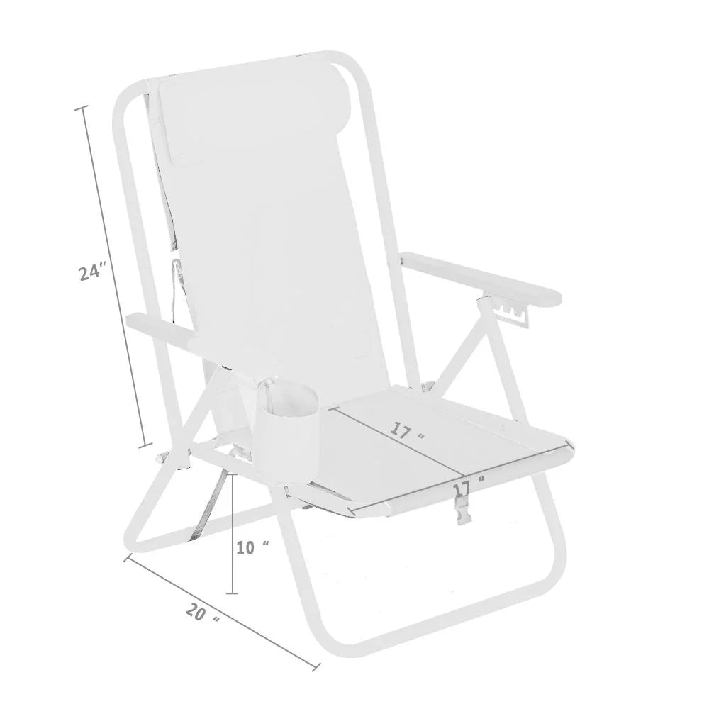 Portable Folding Recliner Beach Chair H859677