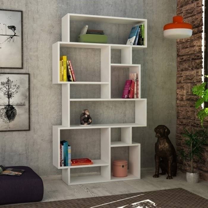 White Modern Bookcase P465534