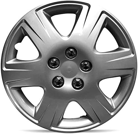 15 inch Silver Hubcap Wheel Cover Pack of 2 I352