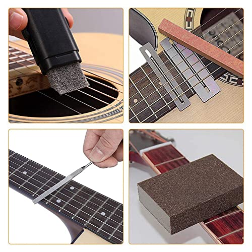 72PCS Guitar Repairing Maintenance Tool Kit with Strings Picks J795427