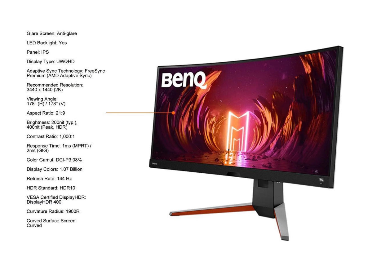 34" Curved IPS Gaming Monitor H248614