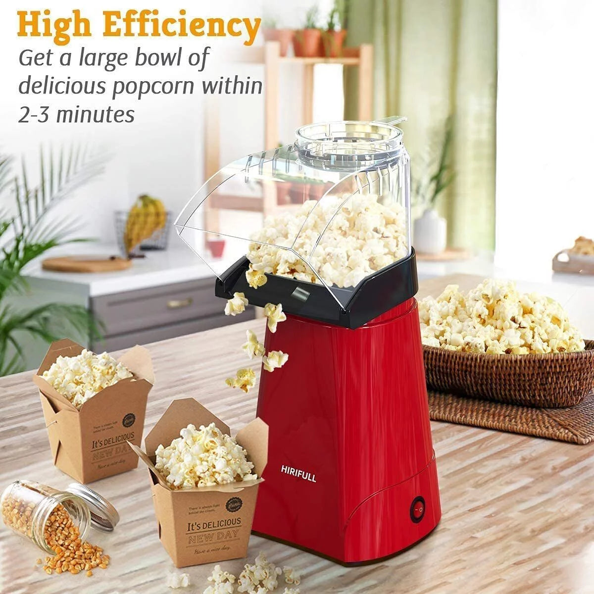 Hot Air Electric Popcorn Maker C2846