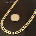 8mm 24" Miami Cuban Chain Necklace L115