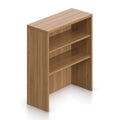 2-Shelf Tabletop Bookcase, Autumn Walnut T558