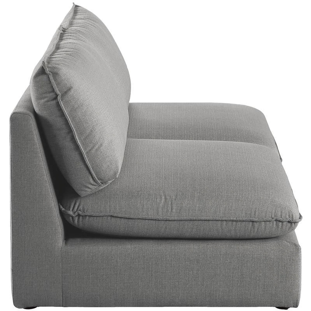 Grey Linen Textured Modular Sofa B49876