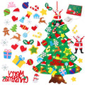 Felt Christmas Tree with 34 Ornaments and String Light R784733