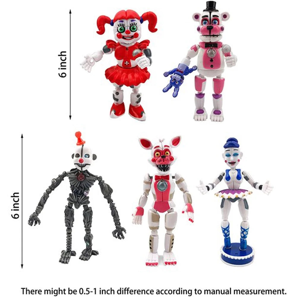 17Pcs Movable Action Figures B614