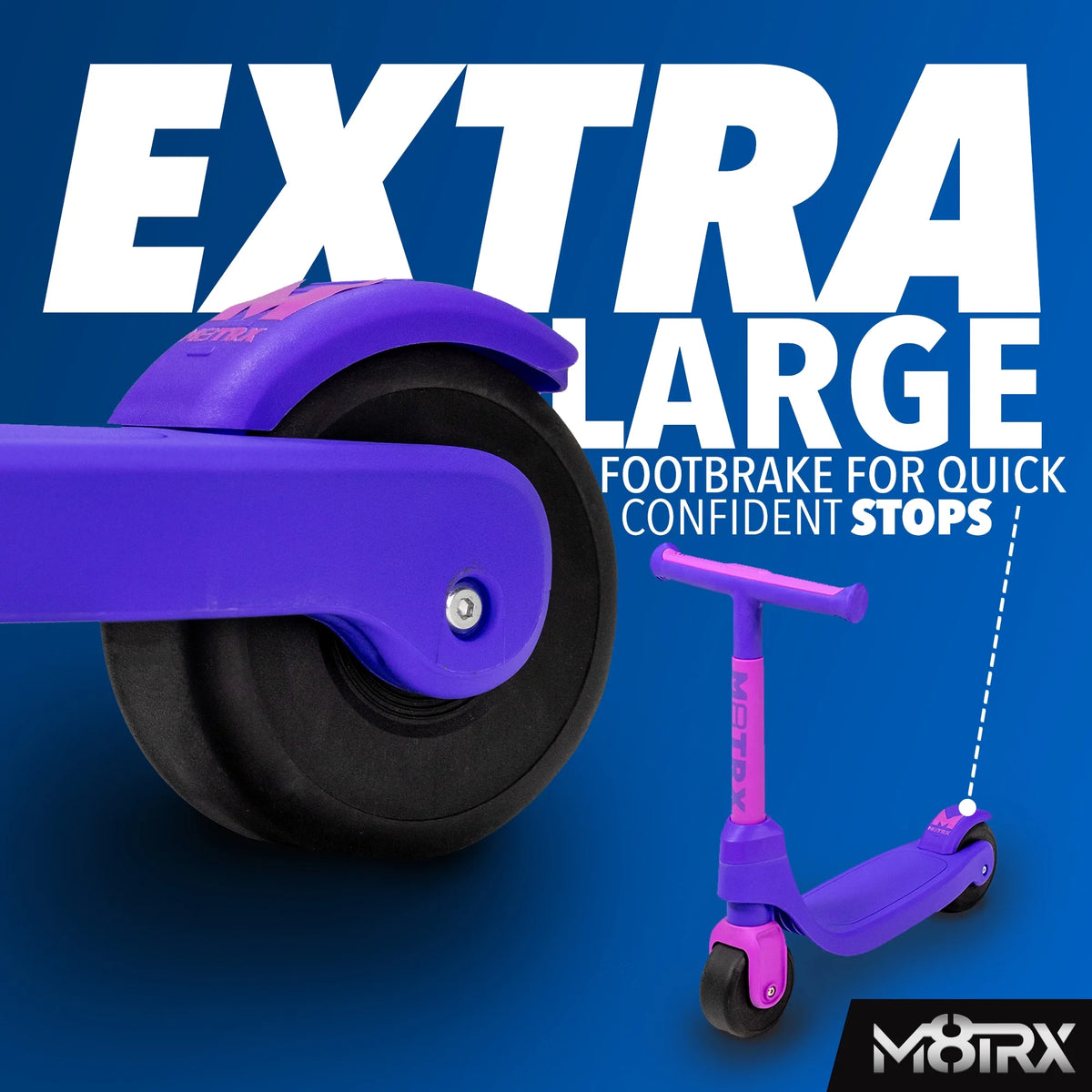 Two Wheel Kick Scooter for Kids and Toddlers, Blue R48491