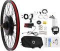 Electric Bicycle Wheel Kit Front/Rear Wheel Hub Motor Electric Bike Conversion Kit with LCD Display L58355