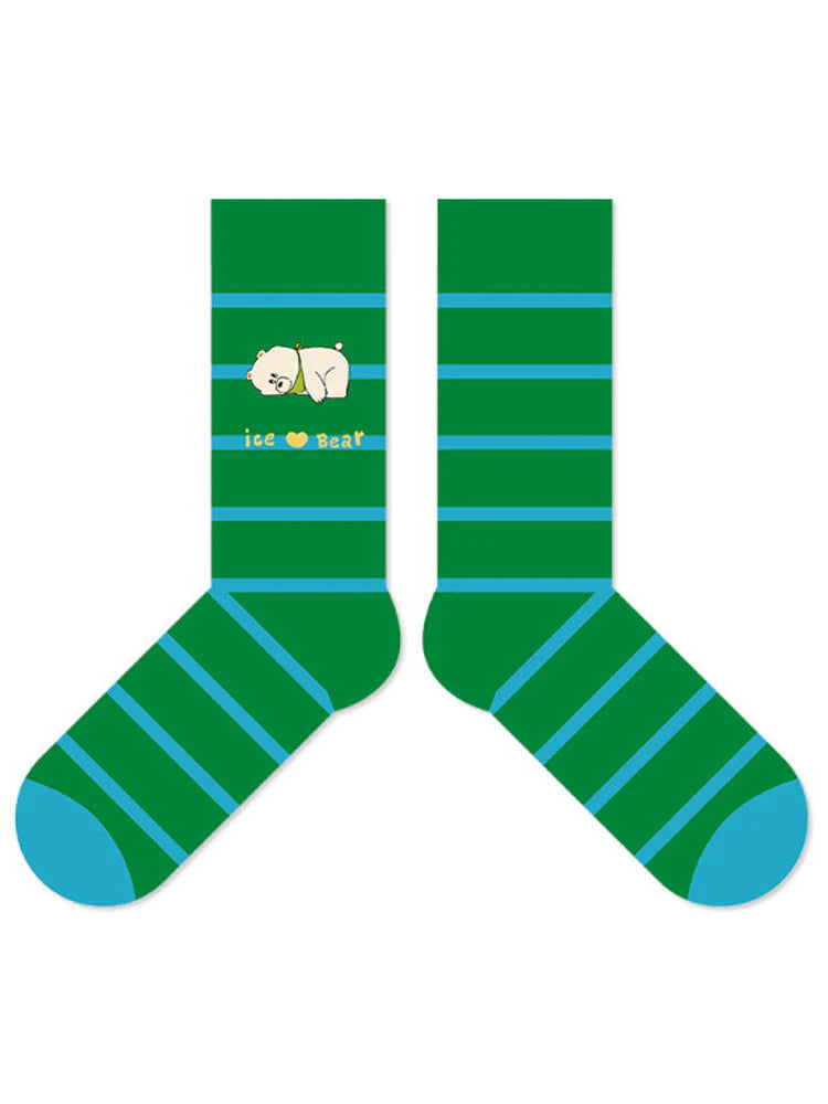 Cute Cartoon Bear Socks J838908
