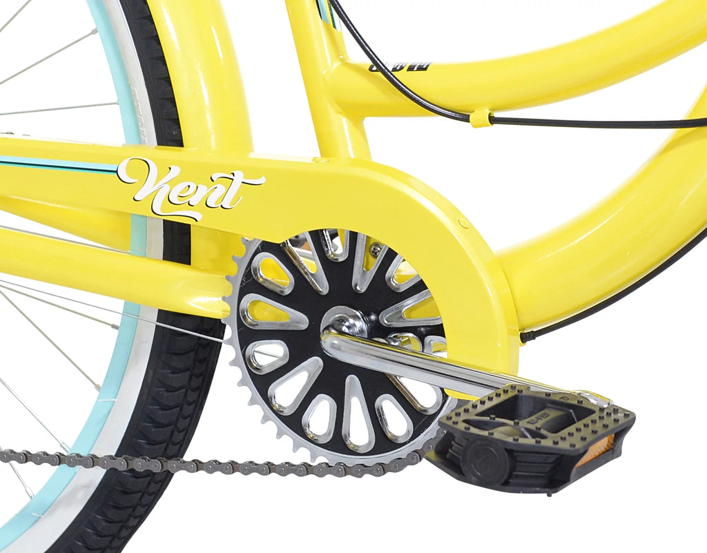 Yellow 26 in. Women's Cruiser Bicycle B88380