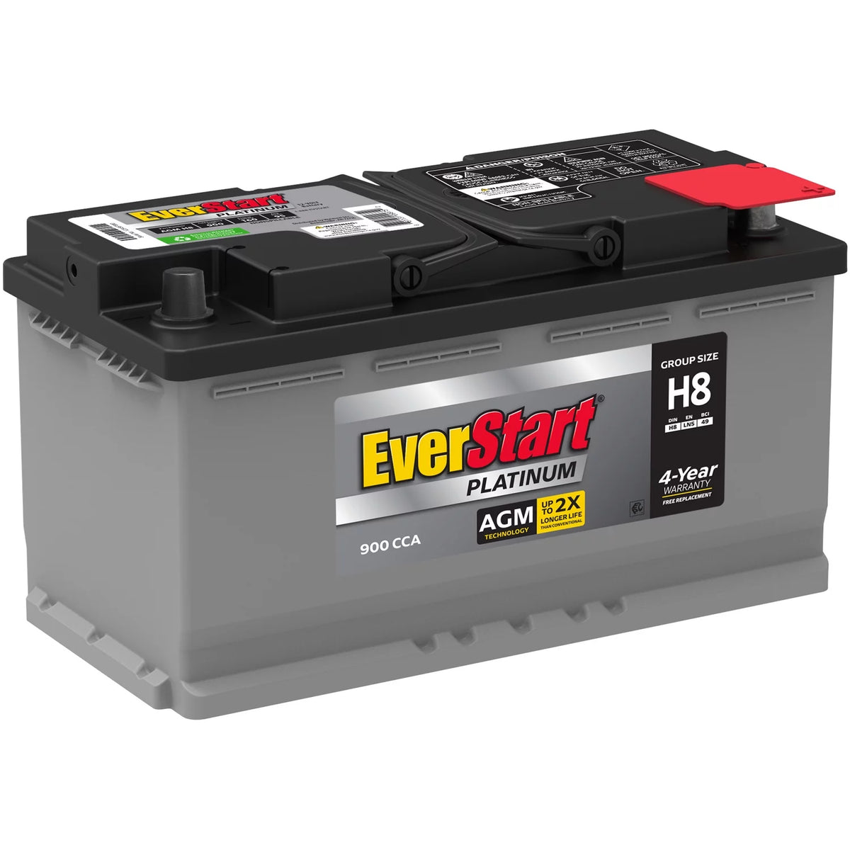 Platinum AGM Battery Group Size H8 12 Volt 900 CCA I23870
