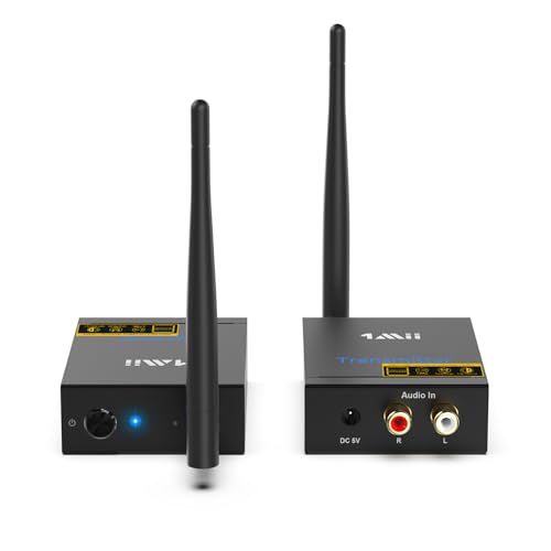 2.4Ghz Wireless Audio Transmitter Receiver with RCA Out/Input T4460