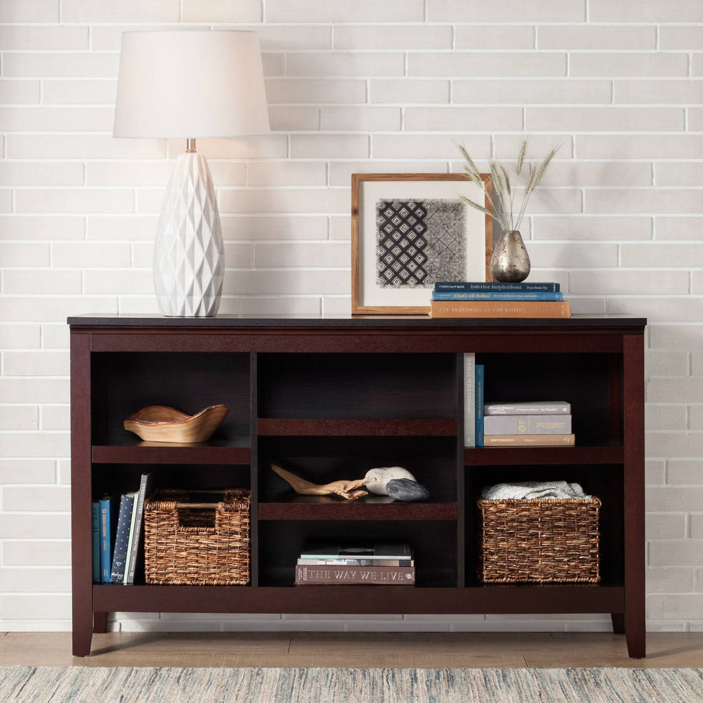 32x22 Horizontal Bookcase with Adjustable Shelves, Espresso P39767