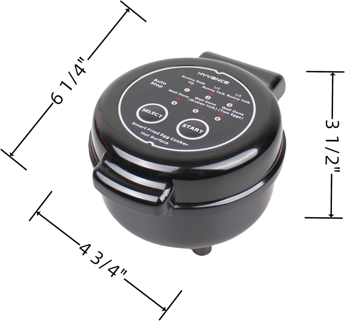 Non Stick Fried Egg Cooker (BLACK) U314503