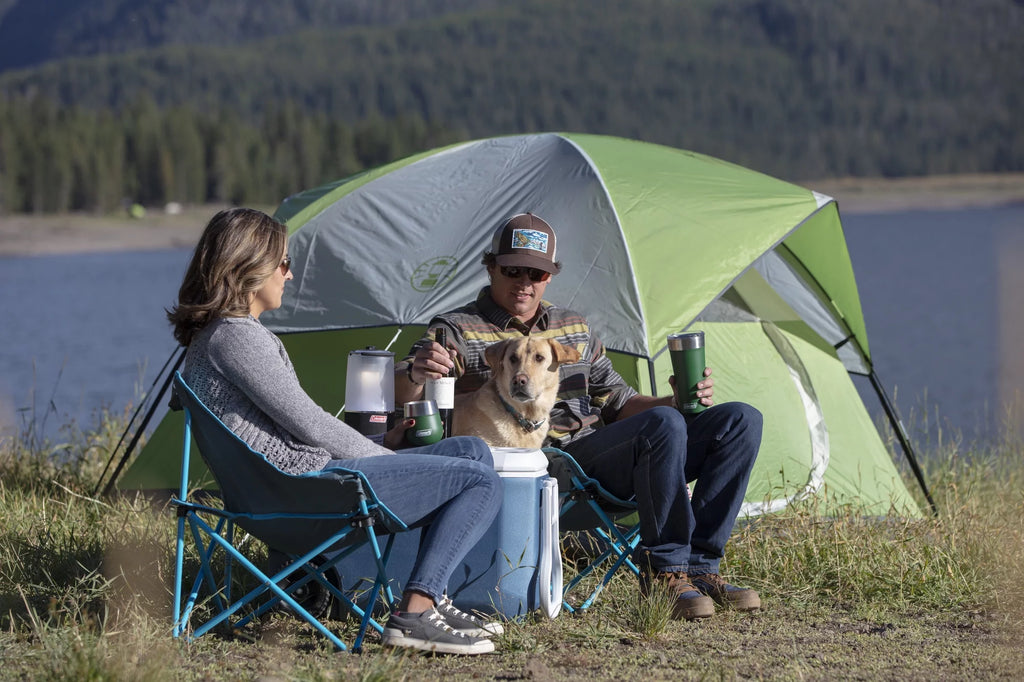 4-Person Dome Camping Tent, Green I4877