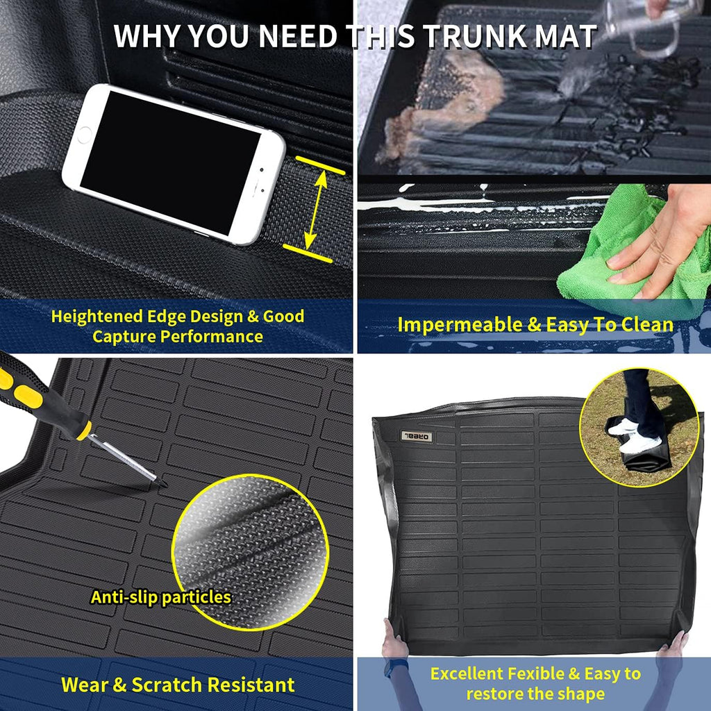 Black Trunk Mat Cargo Liner Floor Cover M528059
