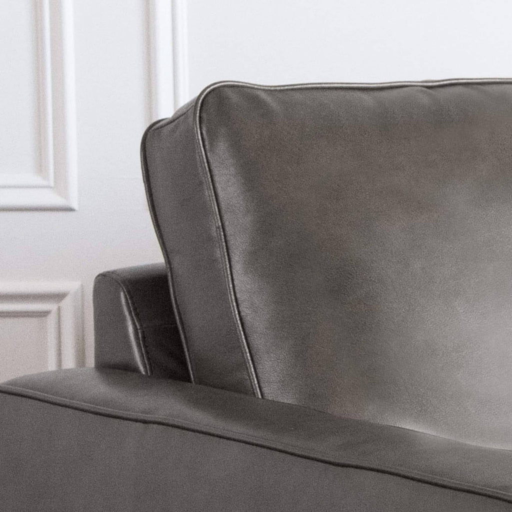 Camel Top-Grain Leather Armchair Y1689