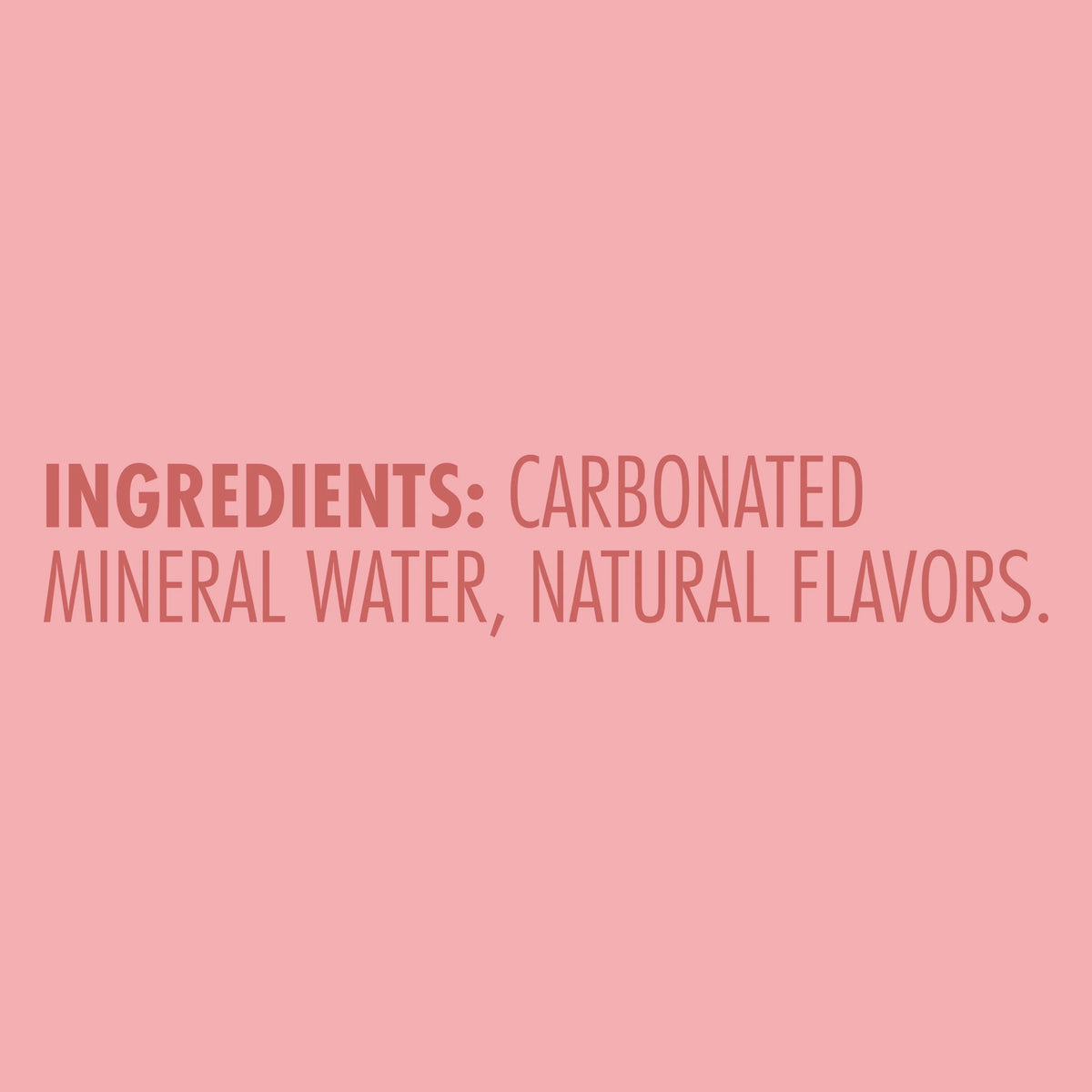 Pink Grapefruit & Citrus Flavored Mineral Water with CO2 Added, 8 Pack of 11.15 Fl Oz Cans B736
