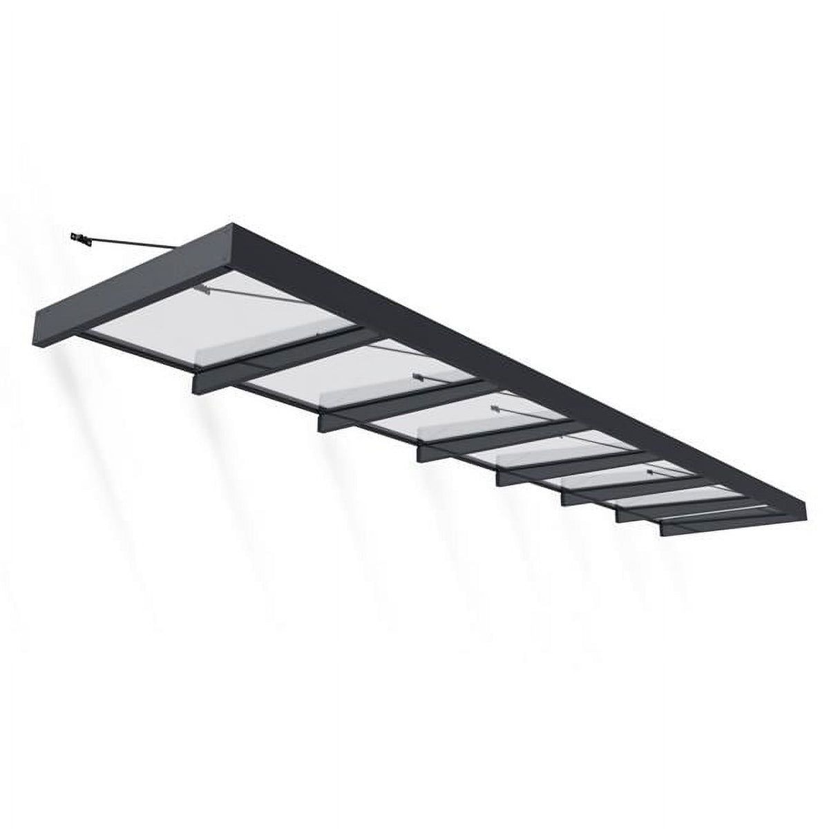 25 x 5 ft. Gray Awning F656300
