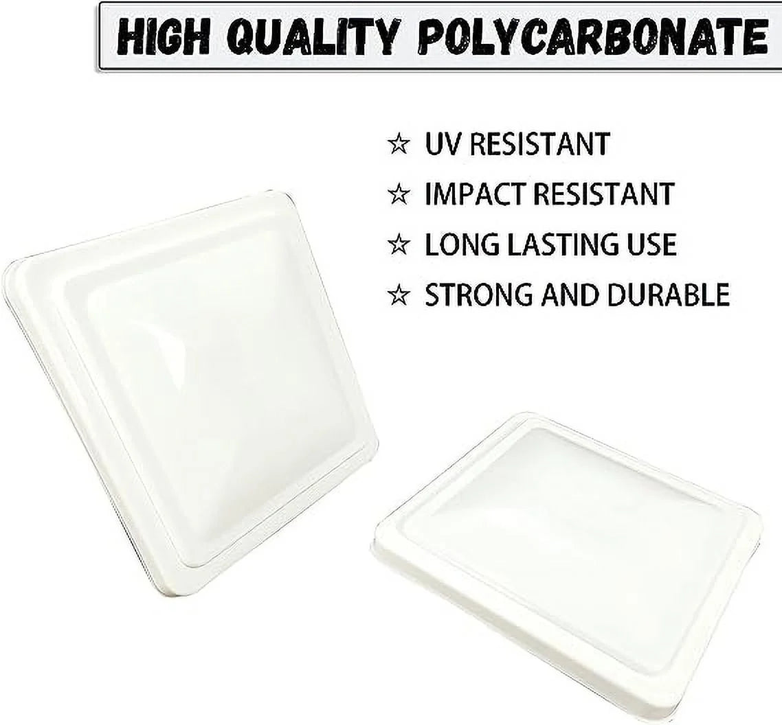2 Pack Universal Roof Vent Cover Lid Replacement for RV Camper Trailer Y86639