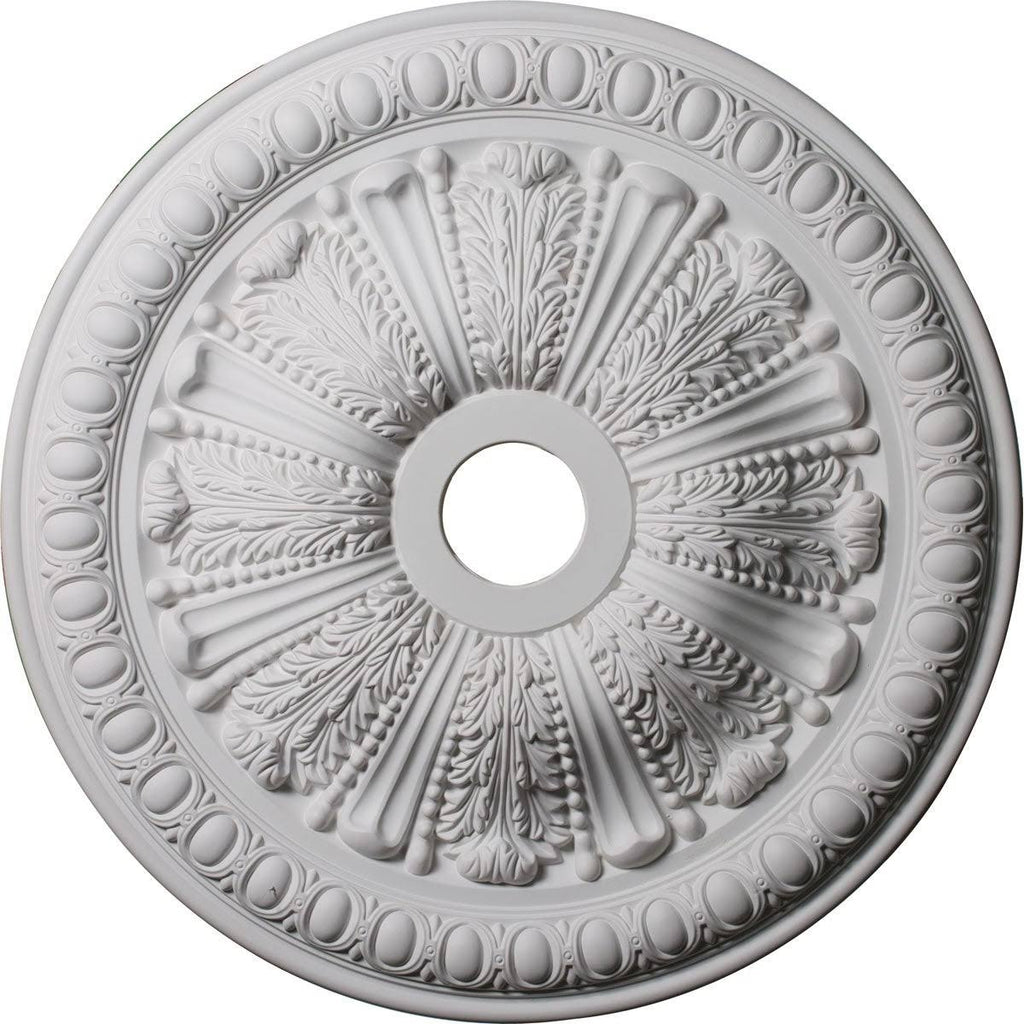 27 7/8x22OD x 3 7/8x22ID x 2 1/2x22P Egg & Dart Ceiling Medallion S11199