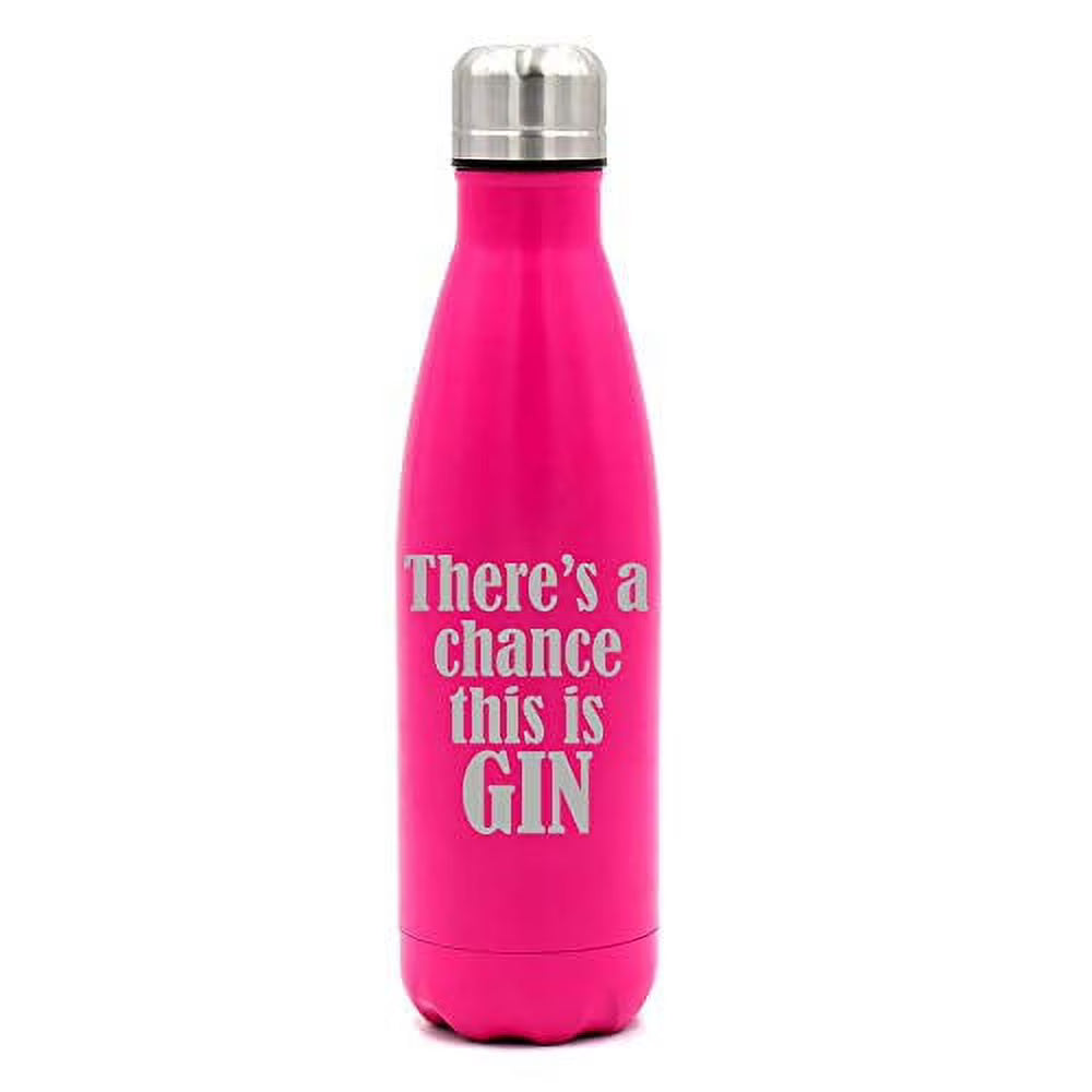 17 oz. Double Wall Vacuum Insulated Stainless Steel Water Bottle Travel Mug Cup (Pink) S759471