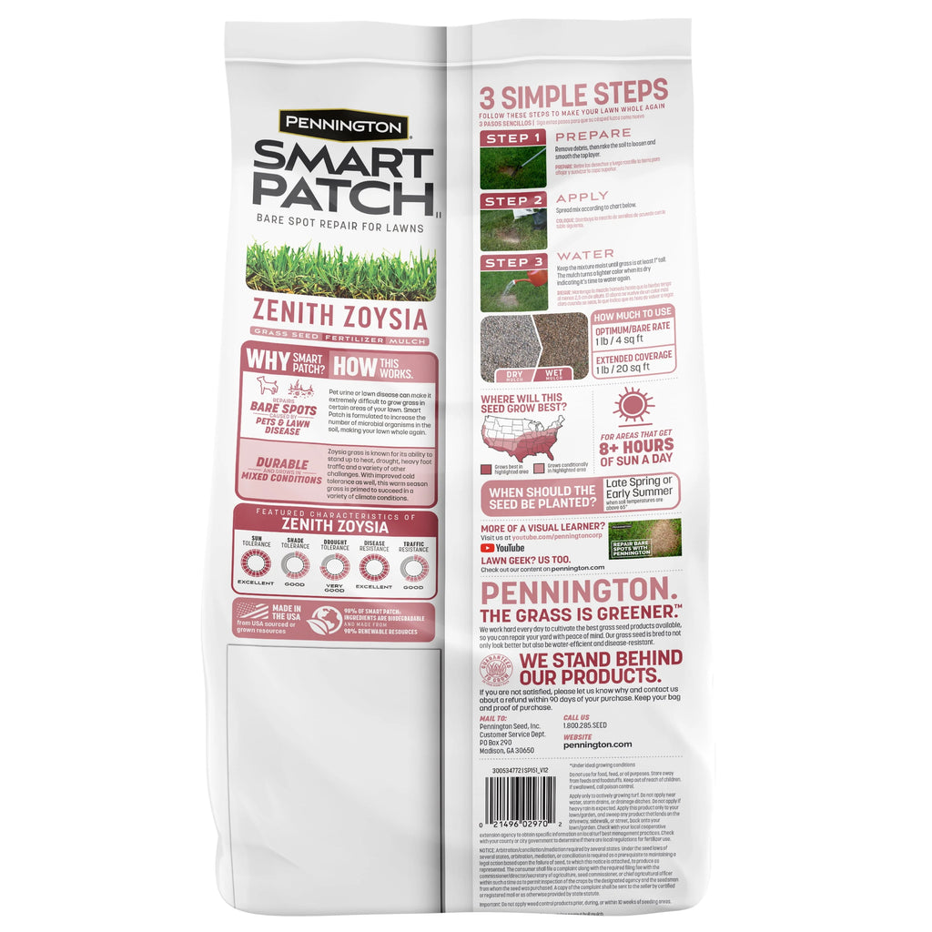 Zoysia Grass Seed 5 lb E364