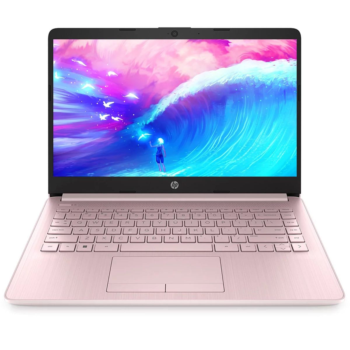 14" Ultral Light Laptop Intel Celeron Quad-Core N4120 16GB RAM 64GB eMMC Pink X53374