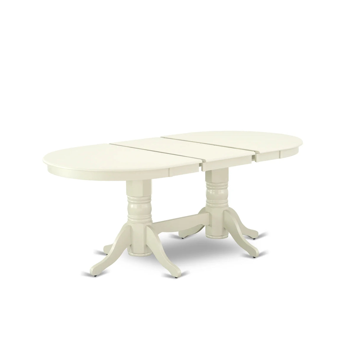 Linen White/Baby Blue 9-piece Wood Dining Set W437504