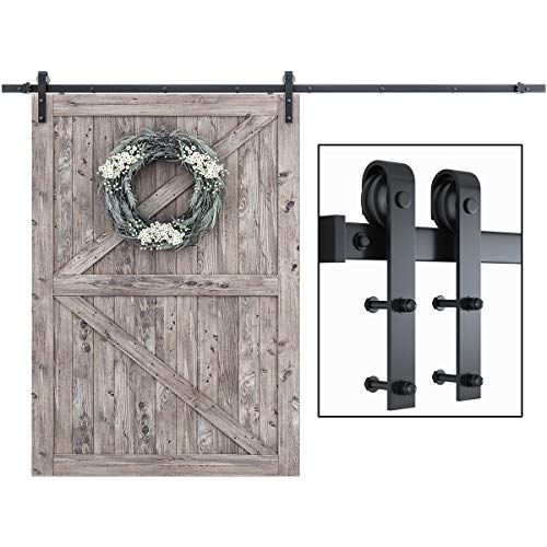6.8FT Sliding Barn Door Hardware Kit G49553