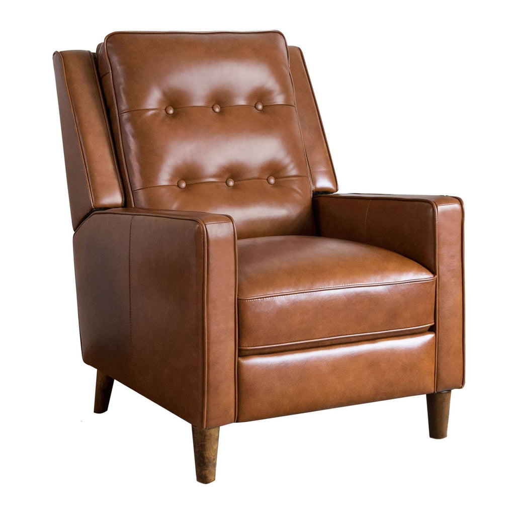 Top Grain Leather Pushback Recliner H129