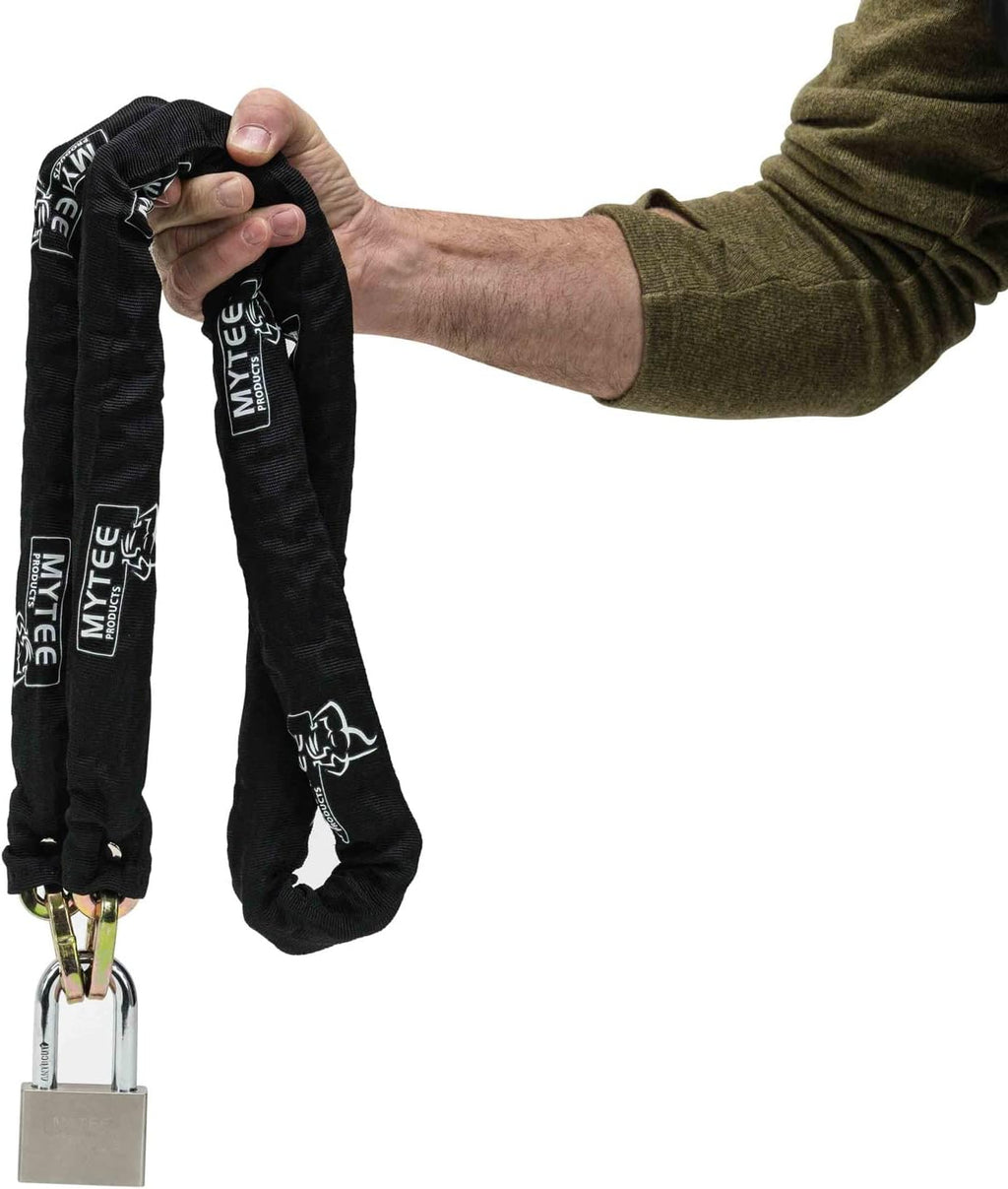Anti Cut Security Chain and Lock Kit 6 Foot x 3/8 Inch Hardened Chain Y2172