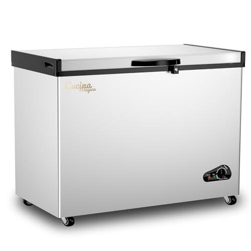 10 Cu Ft Chest Freezer with Removable Basket and Adjustable Thermostat A358562