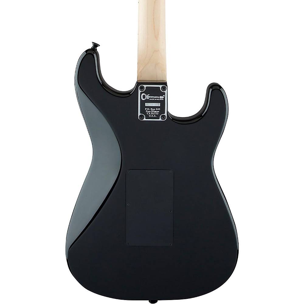 Black Left-Handed Electric Guitar Z158