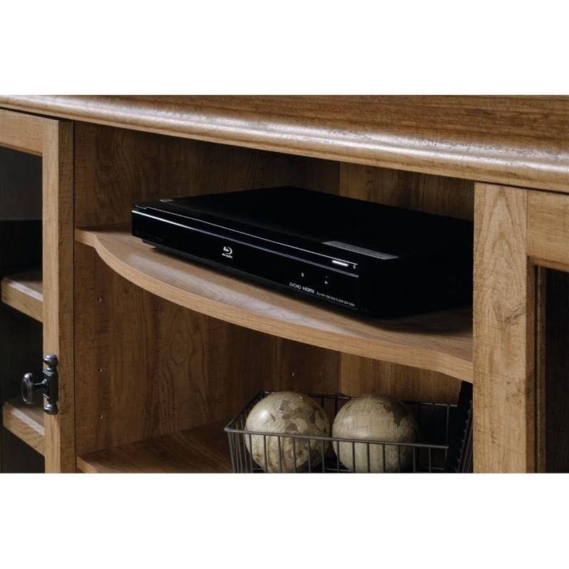 Scribed Oak Entertainment Credenza S5341