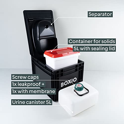 Portable camping composting toilet 15.7" x 11.8" x 11.0" A22959