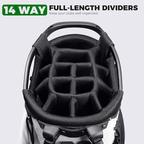 14 Way Lightweight Golf Stand Bag with Dual Strap C28730
