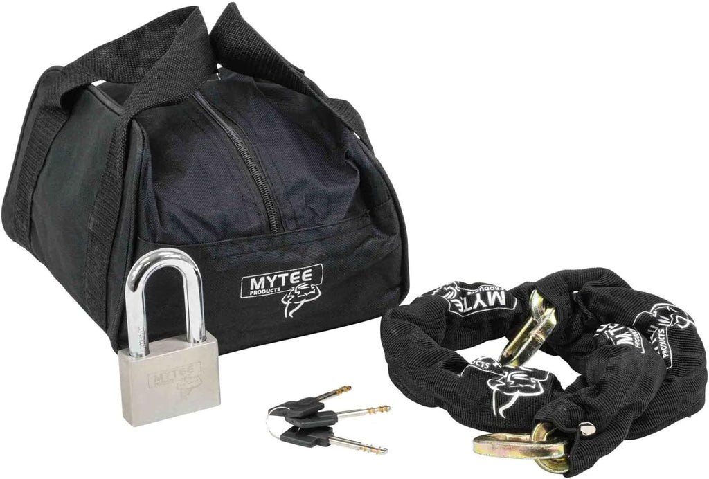 Anti Cut Security Chain and Lock Kit 6 Foot x 3/8 Inch Hardened Chain Y2172