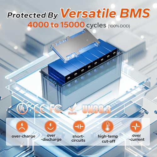 12V 200Ah LiFePO4 Battery with 100A BMS R1770