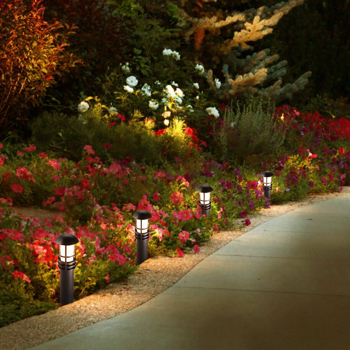12 Pack Low Voltage LED Landscape Light C87537