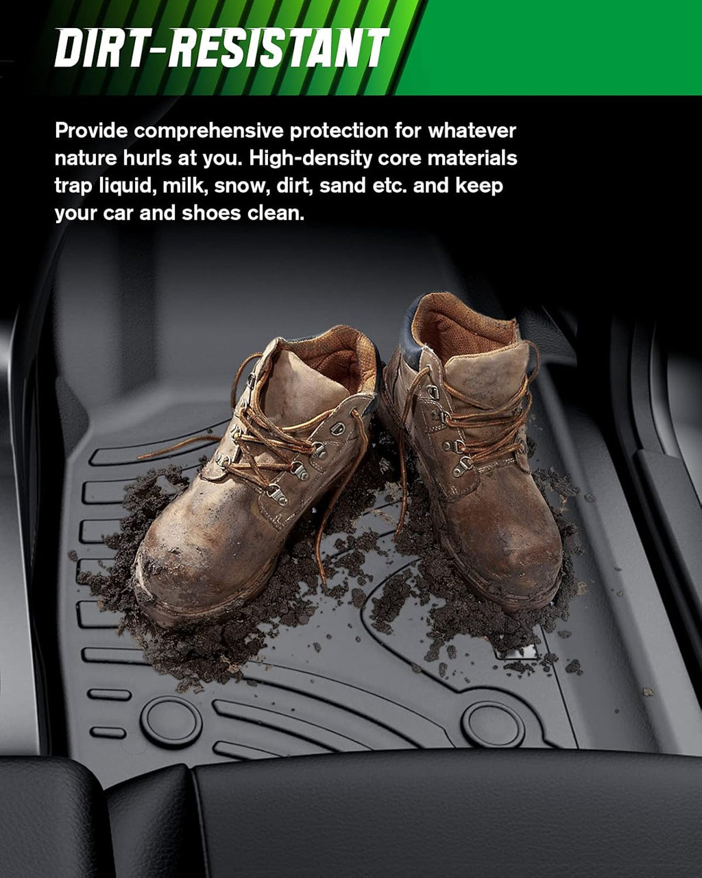 Black TPE Car Floor Mats Y301