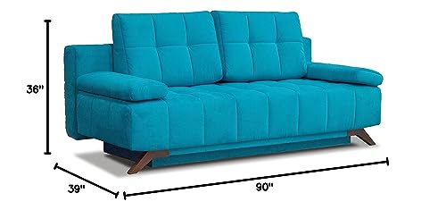 Queen Size Velvet Sleeper Sofa N76490