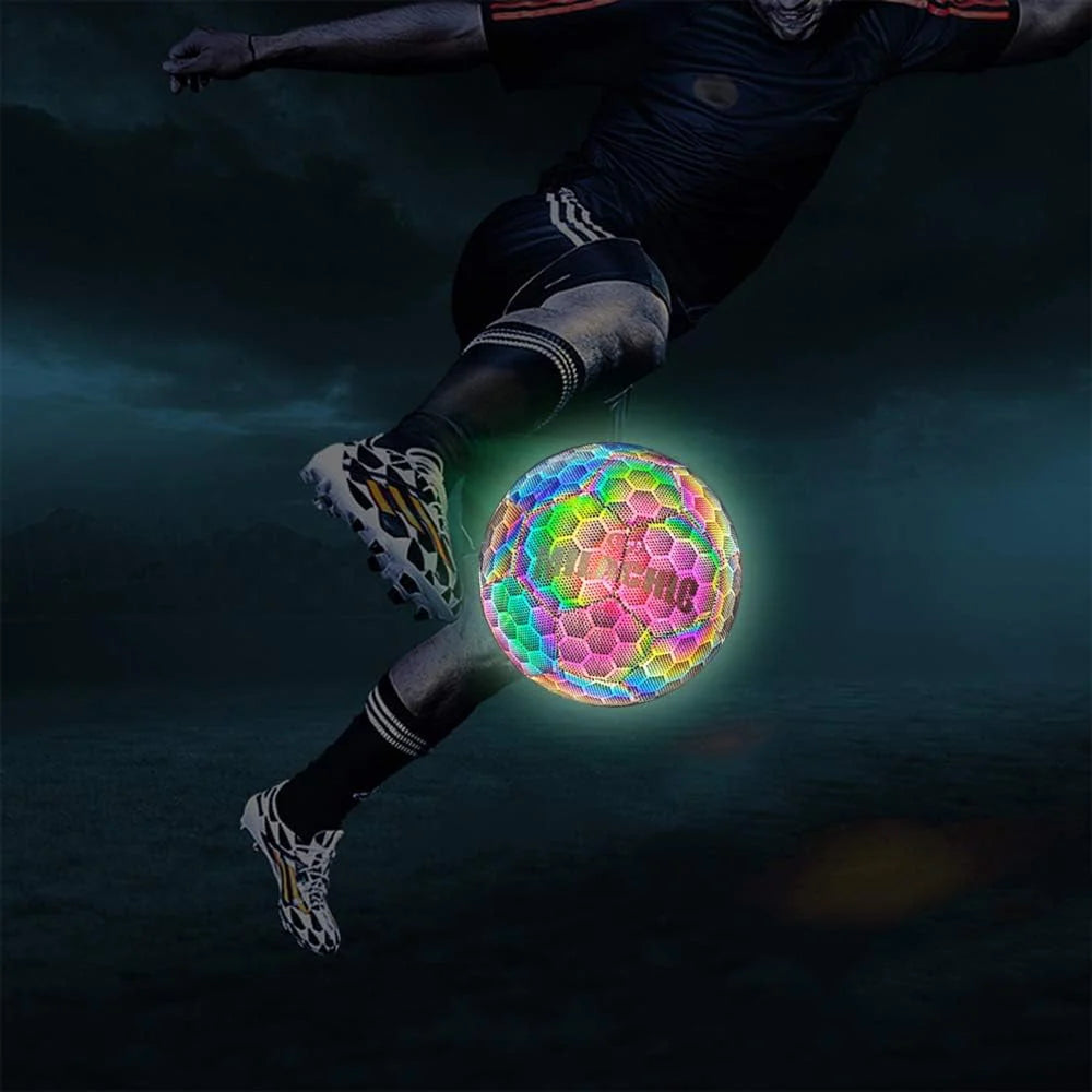 Holographic Reflective Soccer Ball Size 4 & Size 5 L395